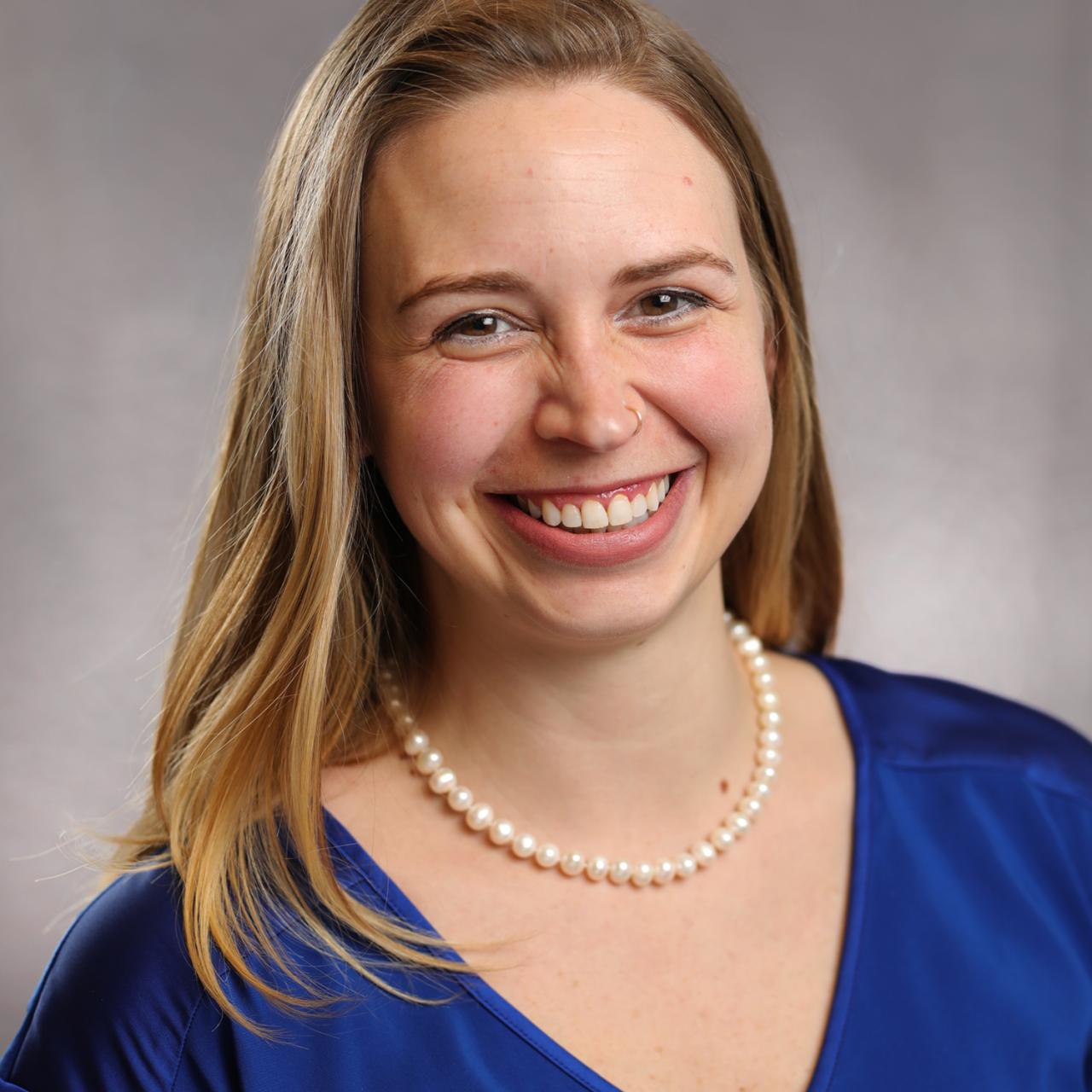 Woman smiling