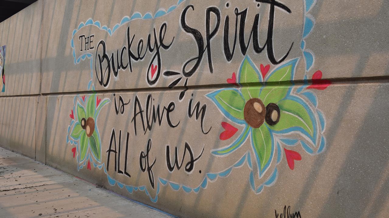 mural about buckeye spirit